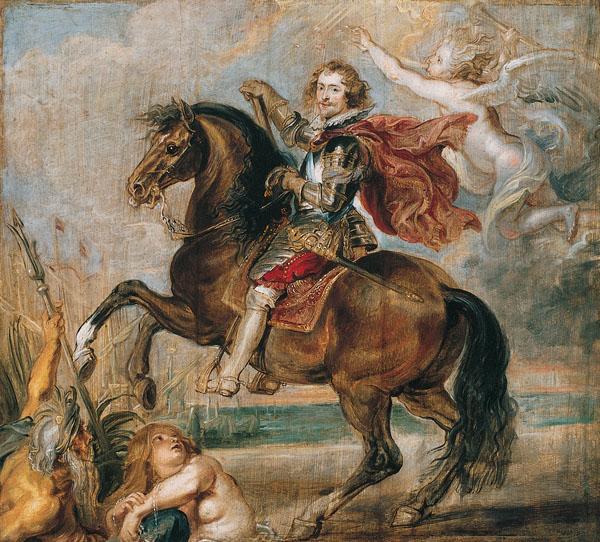 Peter Paul Rubens Equestrian Portrait of the George Villiers, oil painting image